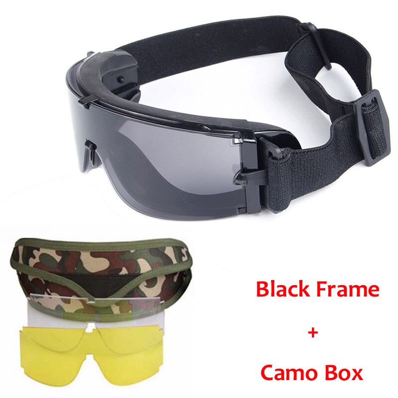 Hunting Outdoor Game - Açık Hava Taktik Koruyucu Gözlükleri Rüzgar