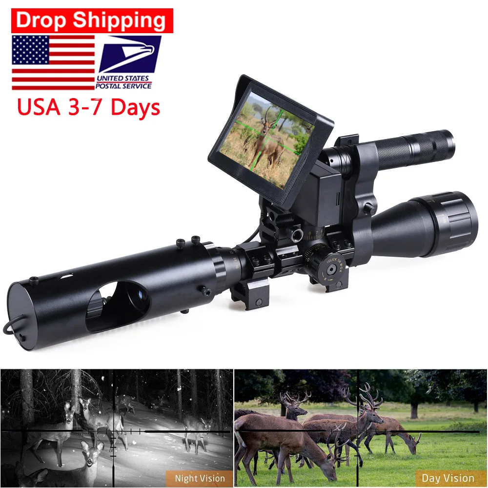 Trail Camera Infrared - Avcılık Tüfek Gece Görüş IR Optik