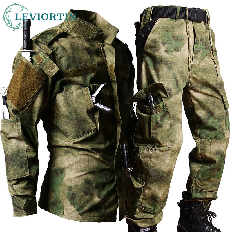 Outdoor Hunting Prints - Taktik Üniforma Avcılık Aşınmaya dayanıklı Savaş