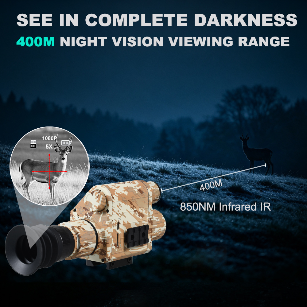 Avcılık Gece Görüş Dürbünü 50m - Trail Camera Infrared incelemesi ve fiyatı